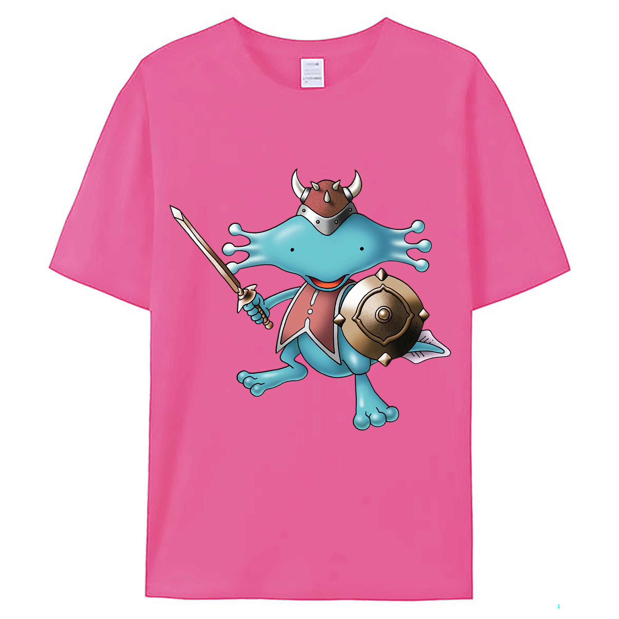 （画像用） ドラゴンクエスト Doragon Kuesuto Dragon Quest レディースカジュアルプリントTシャツ（綿100％）